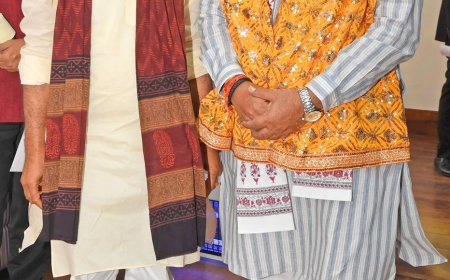 विधायक संदीप शर्मा ने मुख्यमंत्री भजनलाल से की भेंट