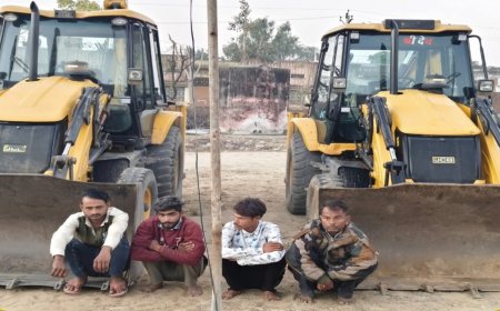 बूंदी में वनकर्मियों से मारपीट के 4 आरोपी गिरफ्तारः पुलिस ने दो जेसीबी मशीन जब्त की, राजकार्य में बाधा का आरोप