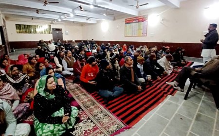 छत्रपुरा बस्ती क्षेत्र में हिंदू सम्मेलन को लेकर हुई तैयारी बैठक