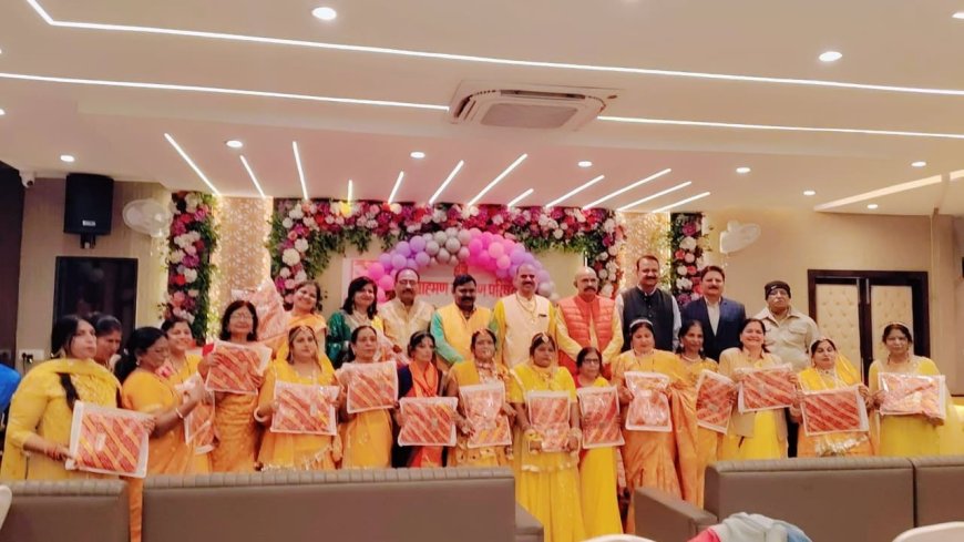 ब्राह्मण कल्याण परिषद महिला प्रकोष्ठ का रंगारंग बसंत उत्सव सम्पन्न