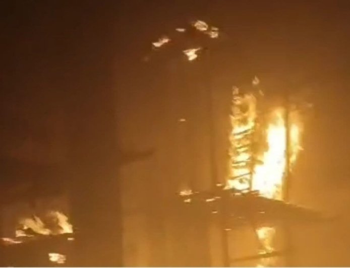 बूंदी में धधक उठी राइस मील, मशीनों और स्टॉक को भारी नुकसान, लाखों का नुकसान